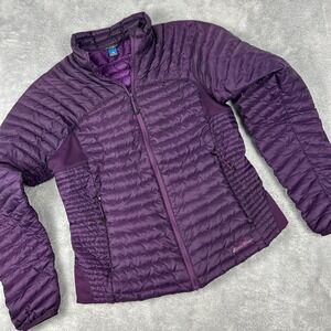 Eddie Bauer First Ascent Jacket Women's Medium Purple Goose Down
